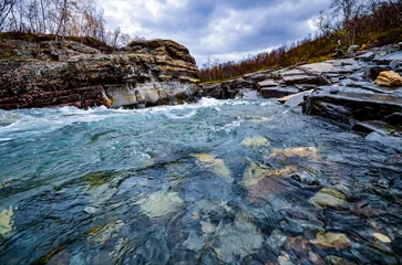 Rapids in the Abiskojokk river in Abisko national park in north of Sweden. © Conny Sjostrom