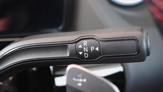 Automatic transmission gear stick of luxury car