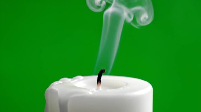 Candle Burning Progression in a Triptych