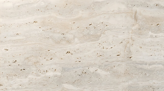 White travertine stone texture background. Natural marble surface pattern for design projects. Elegant seamless tile material for interiors and bra...