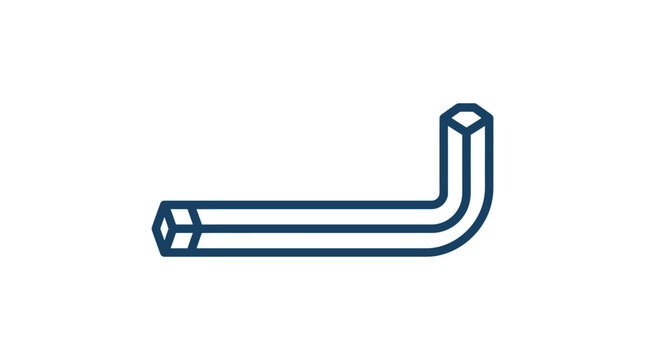 Hex Key Vector Illustration