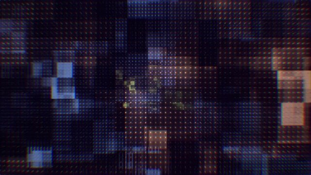 Abstract animated technological background
