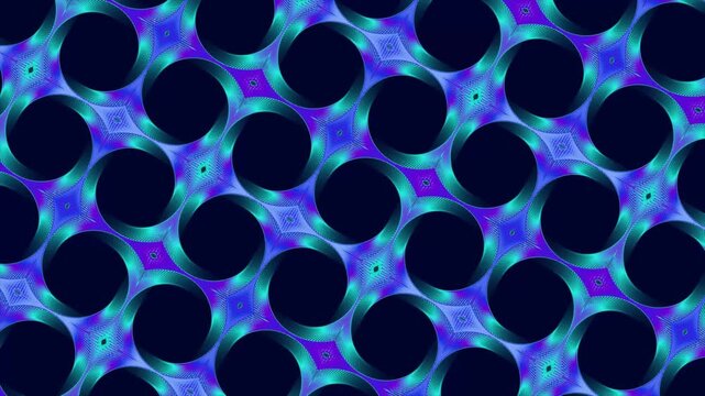 Abstract animated mosaic background