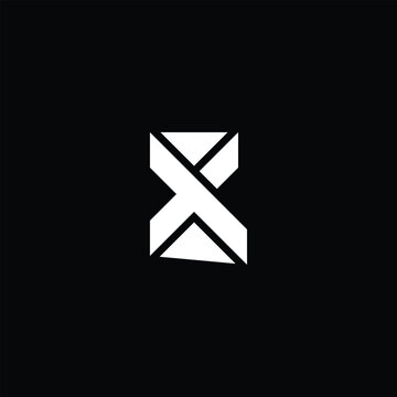 Modern Letter X Logo Geometric Minimal Abstract Lettermark Monogram Vector
