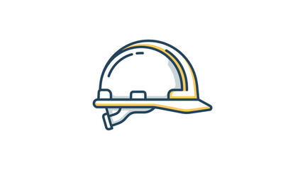 Fototapeta premium Construction Hard Hat Icon