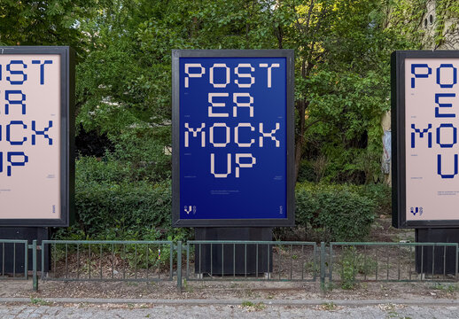 Three Poster Mockups