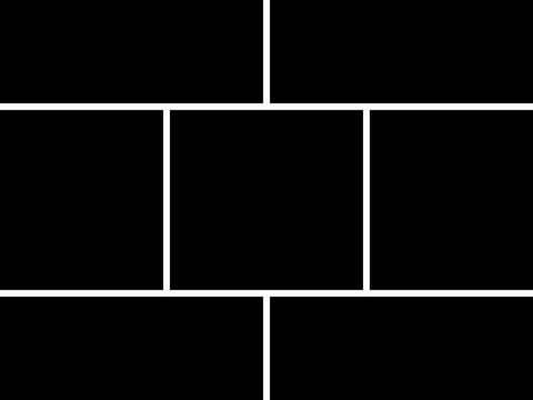 Modern Photo Collage Grid Template Geometric Mosaic Layouts Collection, Suitable for Portfolio, Social Media and Editorial Design