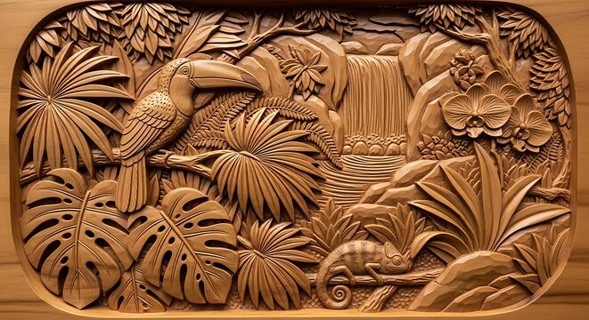 wooden carved wood carving