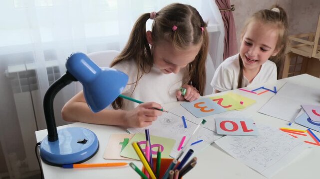 Emotional Peer Learning Between Children Showing Frustration and Support During Home Study Session