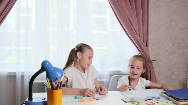 Realistic Study Session Showing Mistake Correction and Peer-to-Peer Emotional Learning Interaction