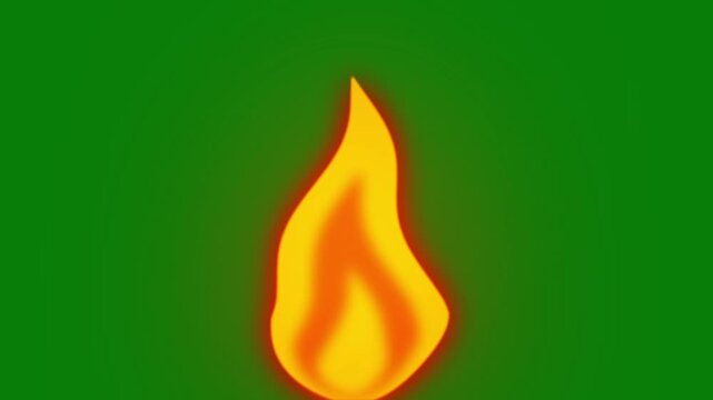 Animated Fire Flame Loop