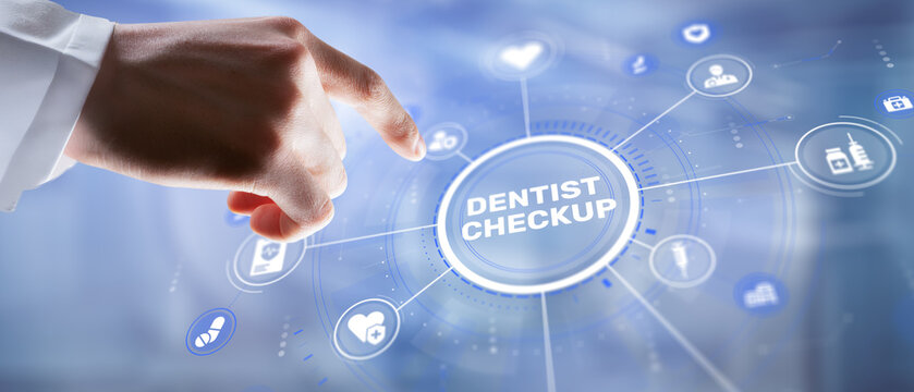 Dentist Checkup Service for Oral Health Care and Patient Dental Exam