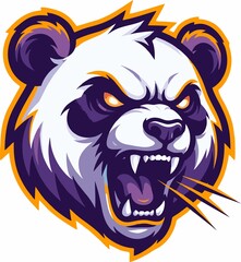 panda gaming logo vector © Wahid