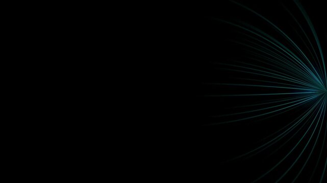 Looped abstract video with shimmering rainbow gradient and fast flowing light lines. Vibrant motion background for music, technology, and futuristic design projects.