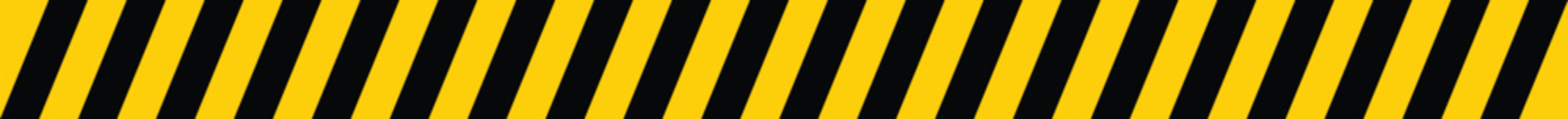 Yellow and black hazard warning stripes pattern background industrial safety tape texture