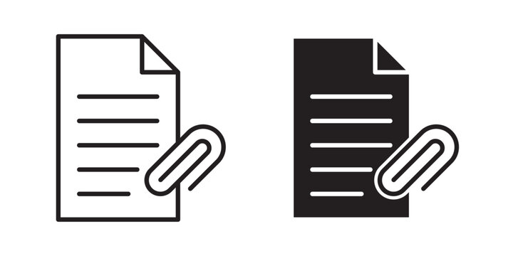 Attach document icon