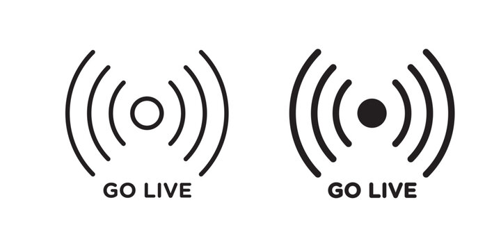 Go live icon