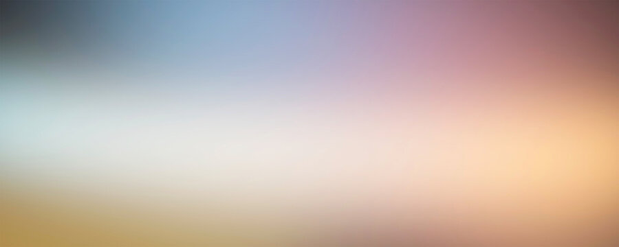 Blue and orange smooth blur gradient background with soft tone for wallpaper banner poster website design template