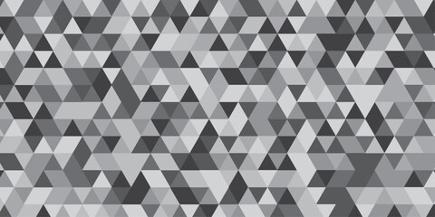 vector poly triangle texture geometric pattern triangular. Dark Gray vector cover in polygonal style. Geometric camouflage seamless pattern. © coal digger