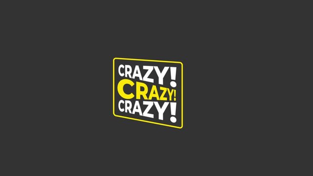 Crazy Text Animation Loop