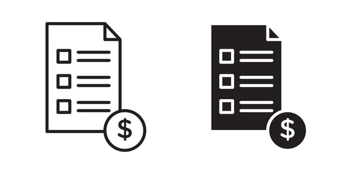 Price list icon