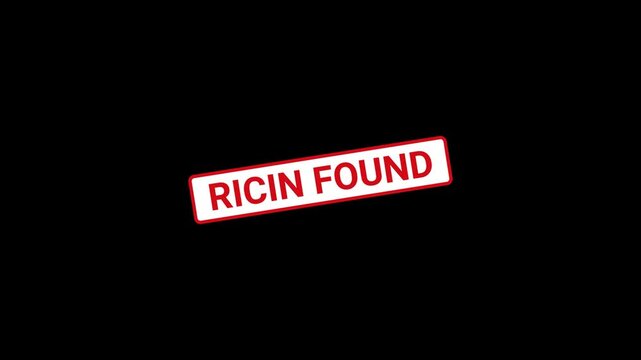 Ricin Found Stamp Animation