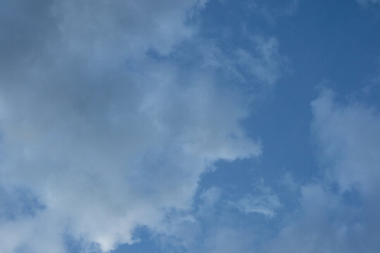 Blue Sky with Wispy Clouds