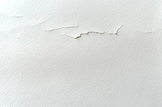 close-up of off-white textured wall with peeling paint and small cracked flakes revealing aged plaster, subtle shadowing conveying quiet decay and neglect