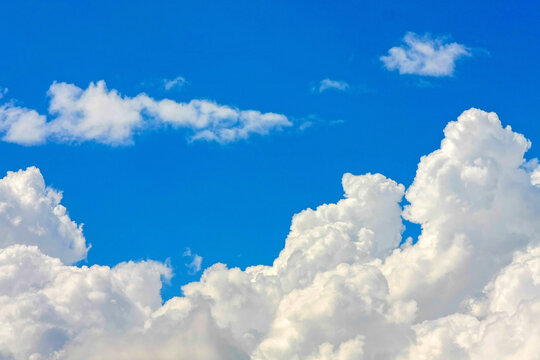 Pattern of clouds on sky in nature background