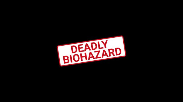 Deadly Biohazard Stamp Animation
