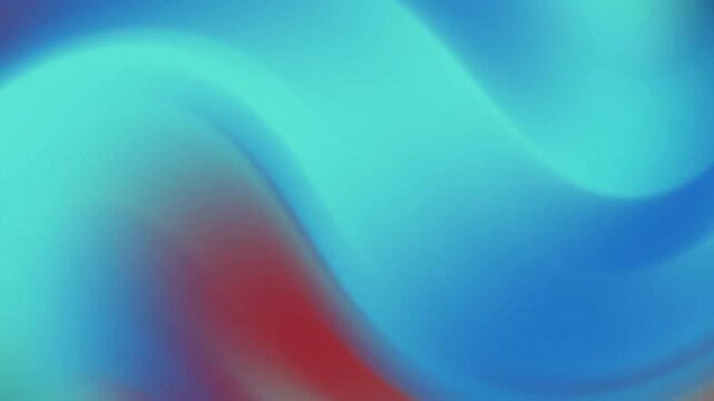 Smooth Blue Cyan Gradient Abstract Background with Flowing Soft Waves and Modern Color Blend