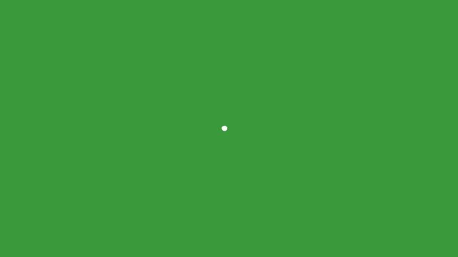 Hand Drawn Classic Radial Cartoon Burst Animation on Green Screen Background