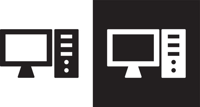 Desktop computer icon