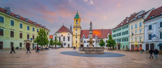 Cityscape image of downtown Bratislava, capital city of Slovakia © f11photo