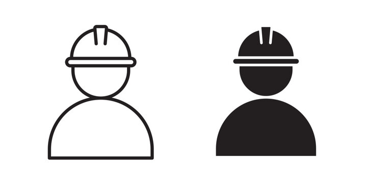 Worker safety icon