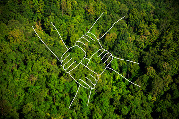 Eco green earth ESG environment sustainable governance. Save world zero waste energy protect Eco...