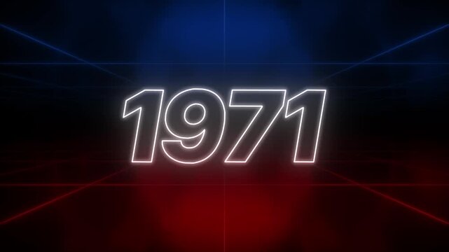 1971 Text Retro Style