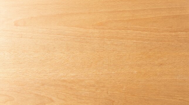 Light oak wood veneer texture background with warm smooth natural straight grain