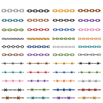 Iron Chains & Barbed Wire Vector Pack