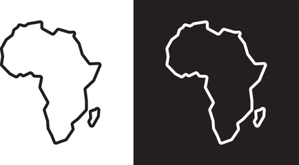 africa map icon © Curlyhair