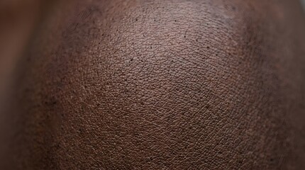 Fototapeta premium Extreme close up of dark human skin texture with pores and hair