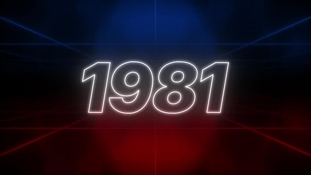 1981 Text Retro Style