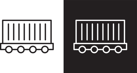Cargo wagon icon © Curlyhair