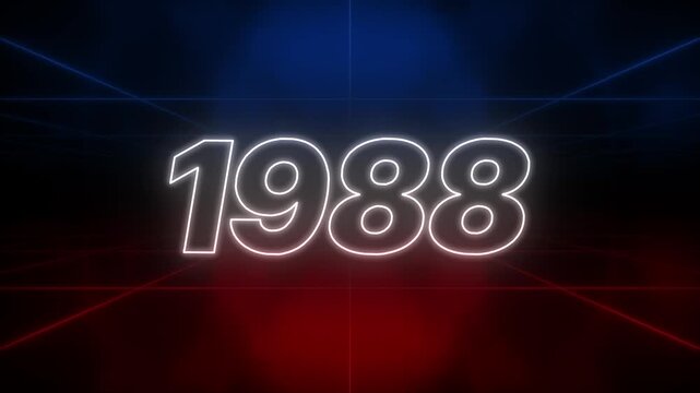 1988 Text Retro Style