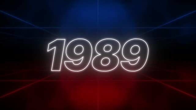 1989 Text Retro Style