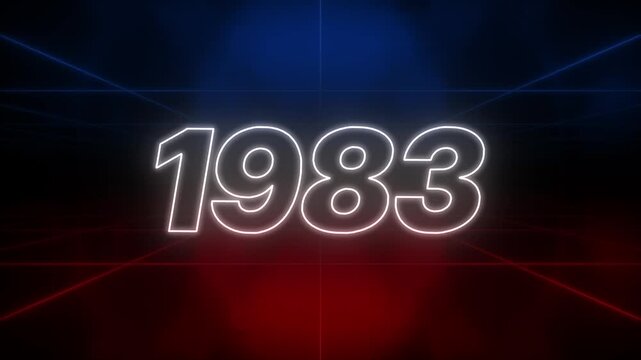 1983 Text Retro Style
