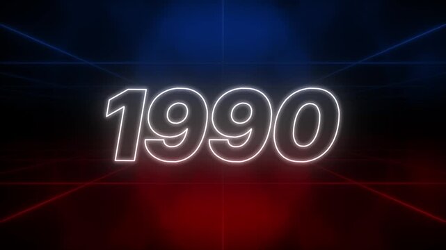 1990 Text Retro Style