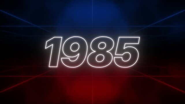 1985 Text Retro Style