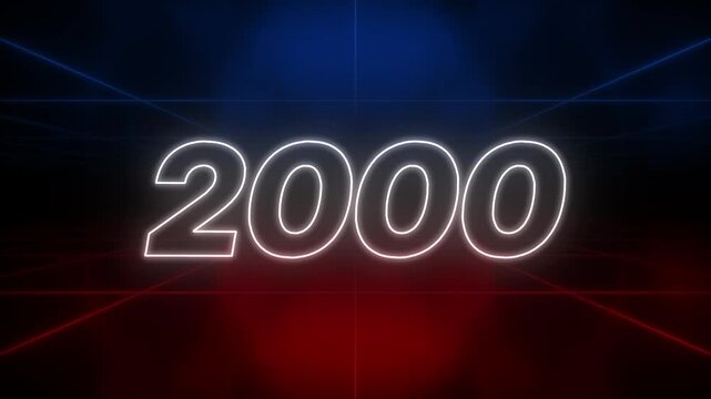 2000 Text Retro Style