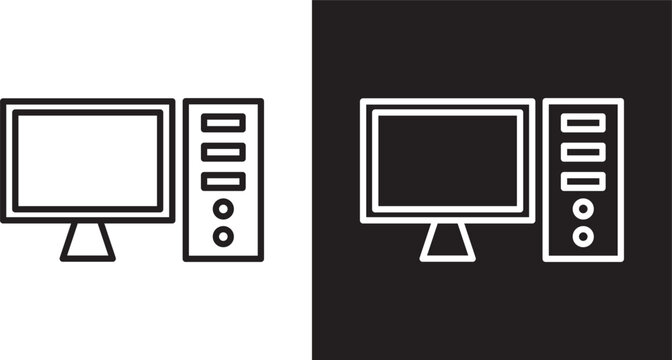 Desktop computer icon